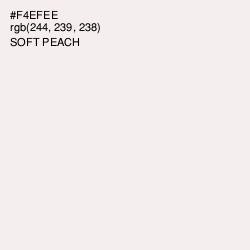 #F4EFEE - Soft Peach Color Image